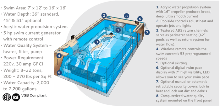 Endless Pool Swim Spa